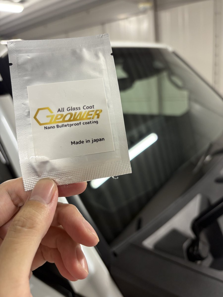 MhtGarage's tweet photo. フロントガラスG-POWER🚙 https://t.co/cQ3tKMbDaO