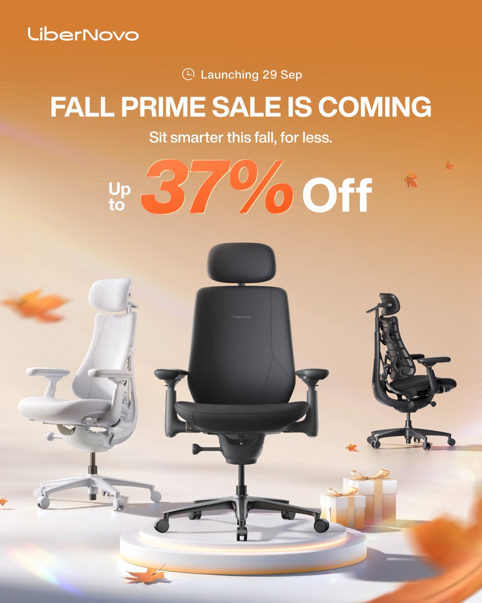 LiberNovo's tweet photo. Maxis bundles, up to 37% off. 🍂

The Fall Prime Sale opens September 29 at 7 PM PDT, with sale pricing on Maxis and Omni series bundles. Subscribe by September 28 for a 5% code. Link in bio.

#LiberNovo #FallPrimeSale #LiberNovoMaxis #DynamicErgonomics https://t.co/gaXKvcY4Qf