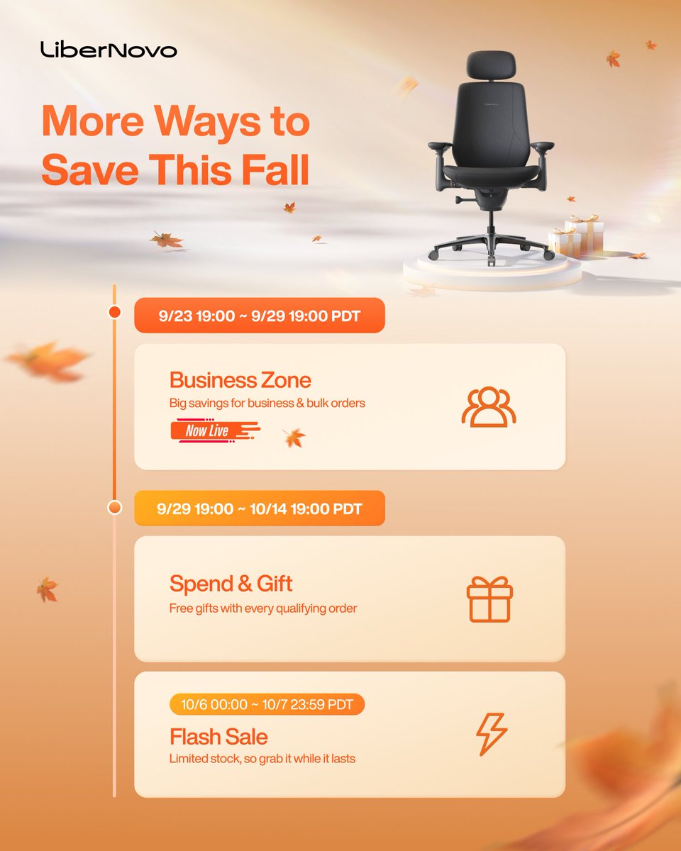 LiberNovo's tweet photo. Maxis bundles, up to 37% off. 🍂

The Fall Prime Sale opens September 29 at 7 PM PDT, with sale pricing on Maxis and Omni series bundles. Subscribe by September 28 for a 5% code. Link in bio.

#LiberNovo #FallPrimeSale #LiberNovoMaxis #DynamicErgonomics https://t.co/gaXKvcY4Qf