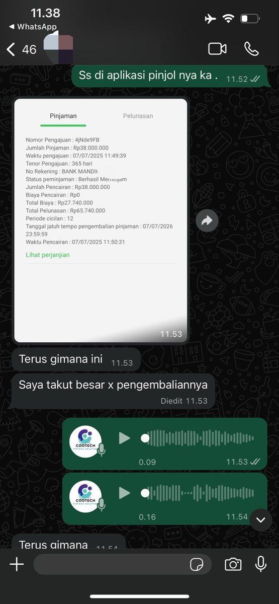 cootechsolution's tweet photo. haiiii semua Udah mau jatuh tempo, belom ada uangnya? Stop pake uang pribadi!!!kami bantu caranya tanpa uang pribadi✌️
Sharing dulu aja tanpa biaya 100% free
Fee diakhir tanpa biaya diawal😉. https://t.co/hS8vKQ2KdD