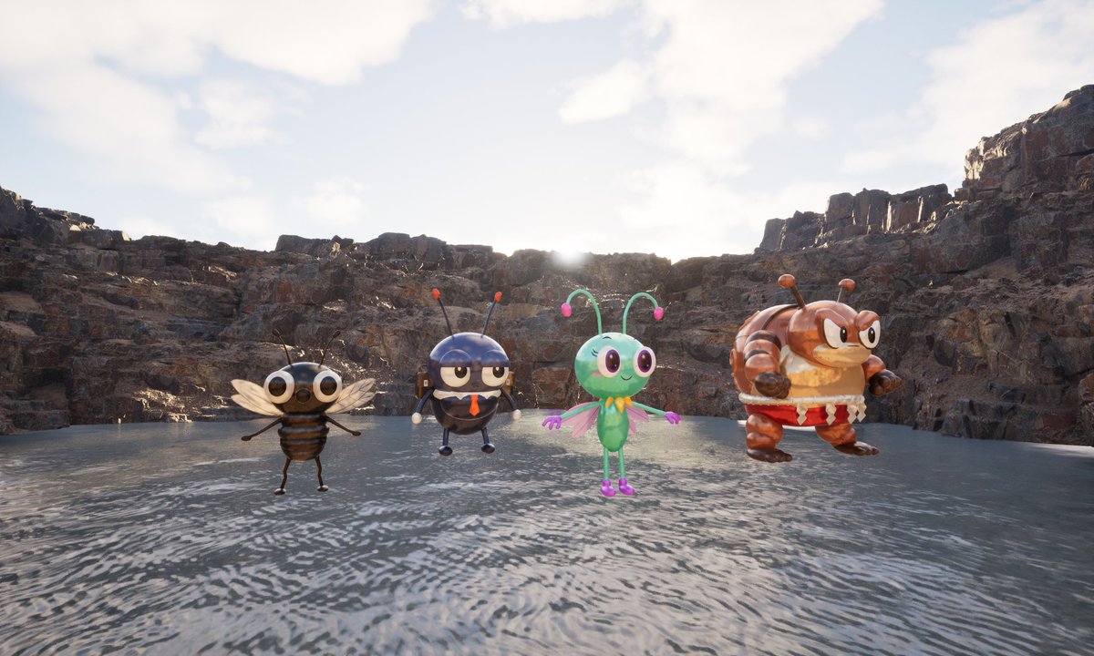 EMPTYgamefoo's tweet photo. お久しぶりです！
🐝むしをたたいて吹っ飛ばすゲームを開発中です！
今後はXにちょこちょこ顔を出していこうと思います😊
応援よろしくお願いします！！
#ゲーム開発 #UE5 #インディーゲーム #gamedev #学生インディー https://t.co/FrLtdk2dM9