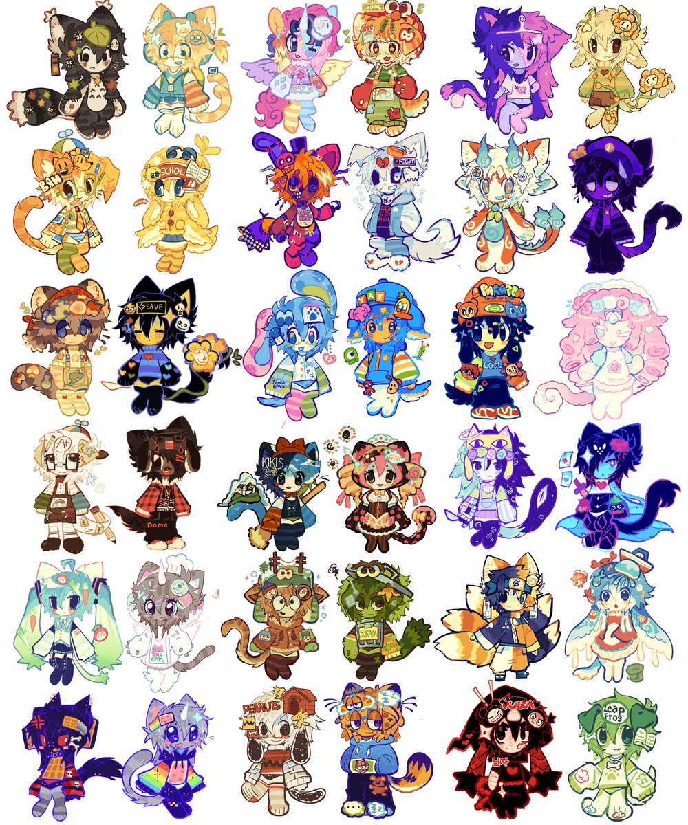 kuneshoo's tweet photo. spot your fandom
#adoptables https://t.co/H8JK94Fw5X