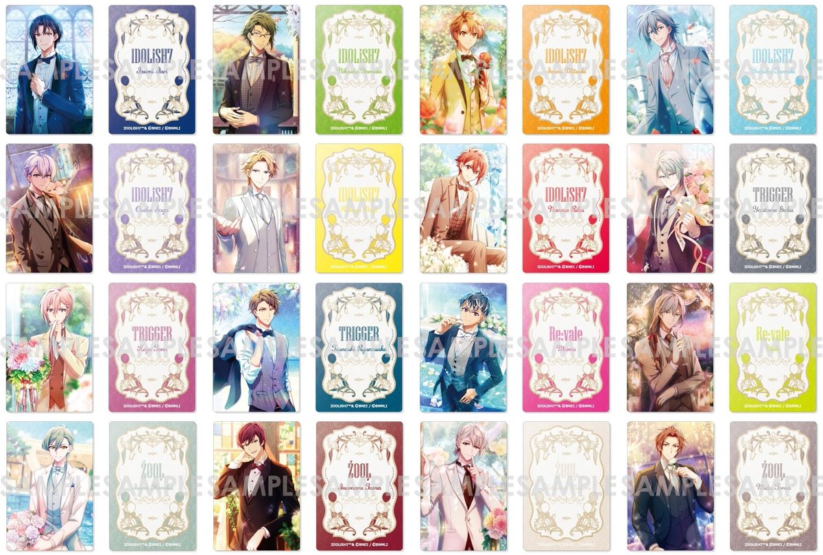 i7_goodscheck's tweet photo. 華やかな「Marie Mariage」ビジュアルがグッズに！

【アイドリッシュセブン パールアクリルカード～Marie Mariage～】

パール加工が楽しめるアクリルカードが登場✨

2026年12月発売予定

アニメイトオンラインで予約開始！
https://t.co/lKw6KWwSYM https://t.co/5gBWIh4NC8