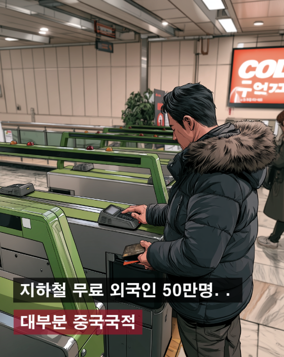 rainycamprelax's tweet photo. 이게 2025년 2월에 나온 기사다.
지하철 무료 외국인 50만명. .대부분 중국국적

외국인 경로우대 지하철 무임승차가 
2024년 80만 명을 넘었고, 9년 새 약 6배 증가했다. 
수도권 전철 누적 손실은 53억 원이다.

더 눈여겨볼 대목은
2024년 국내 부동산을 산 외국인 1만7,478명 가운데
중국인이 64.9%였다는 것.

이쯤 되면 단순한 ‘외국인 혜택’ 문제가 아니다.
한국 국민이 부담하는 비용과 권리의 균형을 다시 따져야 한다.

국민에게는 세금과 보험료를 꼬박꼬박 걷으면서
외국인에게는 왜 이렇게 쉽게 문을 열어주는가?

상호주의도, 납세와 기여도도 제대로 따져야 한다.
국민이 먼저인 복지 원칙부터 다시 세워야 한다.