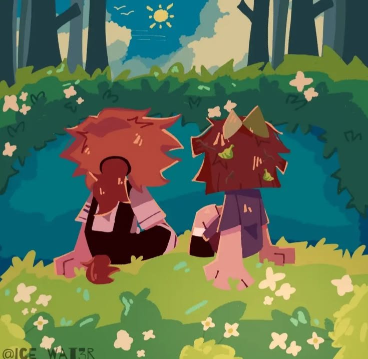 Engelkaaatiever's tweet photo. "Im very tempted to make art about me and Claire but what should I make us do in that drawing?" https://t.co/4DqJxiJjka