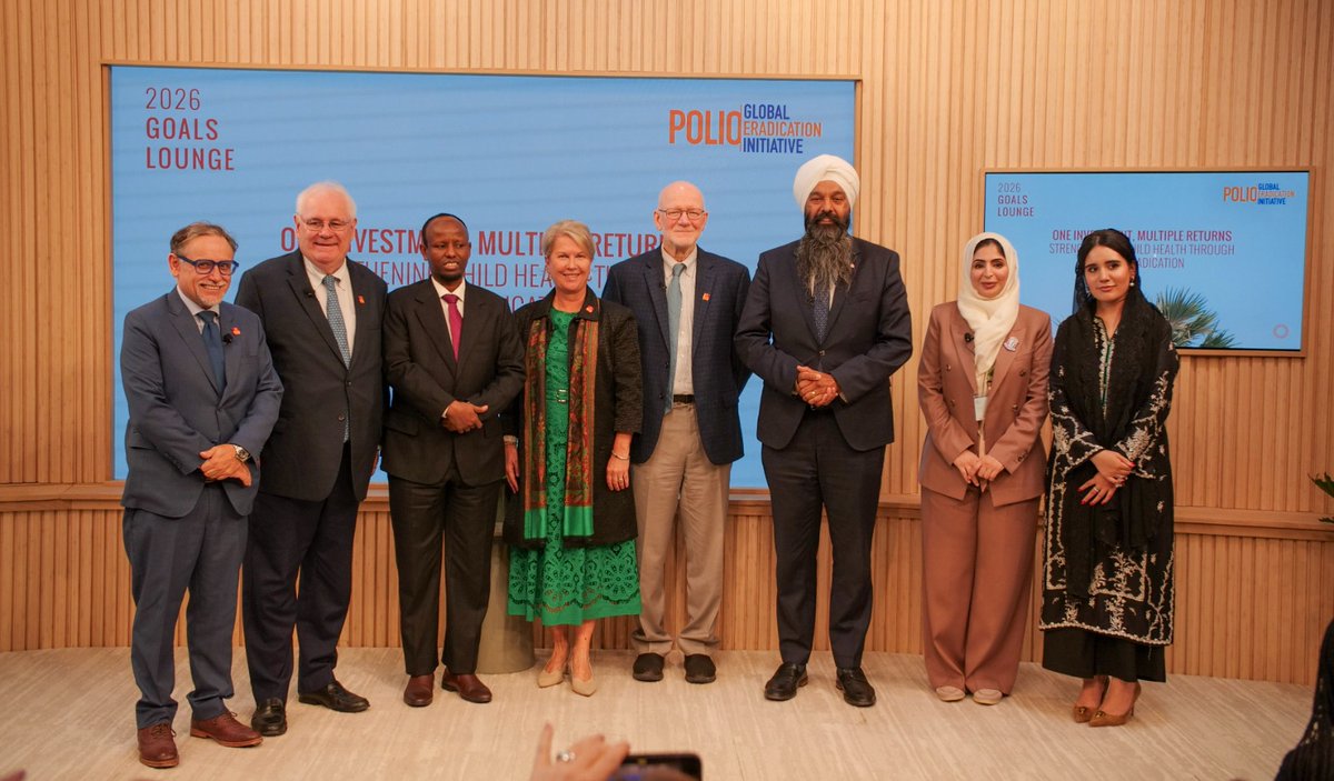 PakFightsPolio's tweet photo. On the sidelines of #UNGA81, UNICEF Health Global Youth Advisory Member @AlishbaKBarech  moderated an important conversation on investing in child health through polio eradication, bringing together Hon. @randeepssarai , Dr. Jennifer Jones and Dr. @ChrisJElias 

From advancing polio eradication to championing gender equality and meaningful youth participation, Alishba continues to amplify young voices and advocate for a future where every child can thrive.

Grateful to Steven Lawuierer for guiding the broader conversation, and to all partners working together to keep child health and polio eradication high on the global agenda.

@UNICEF_Pakistan @UNICEFhealth @UNICEF 
#EndPolio #ForEveryChild #ChildHealth #YouthLeadership #UNGA81