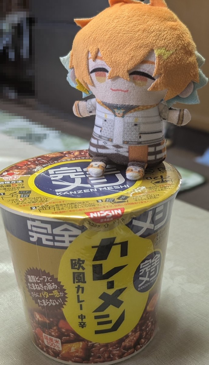 Ramu_yade's tweet photo. 新入り、これがカレーメシだ
これは完全メシと書いてあるが何が違うんだろうね…… https://t.co/aJmEsPQcFS