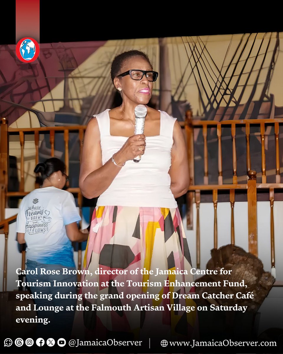 JamaicaObserver's tweet photo. A $25-million investment in the new Dream Catcher Café and Lounge is expected to strengthen the already mouth-watering gastronomy and lively entertainment offerings at Falmouth Artisan Village while creating a new social hub for residents and visitors to the historic town.
https://t.co/QqN1URZZUb