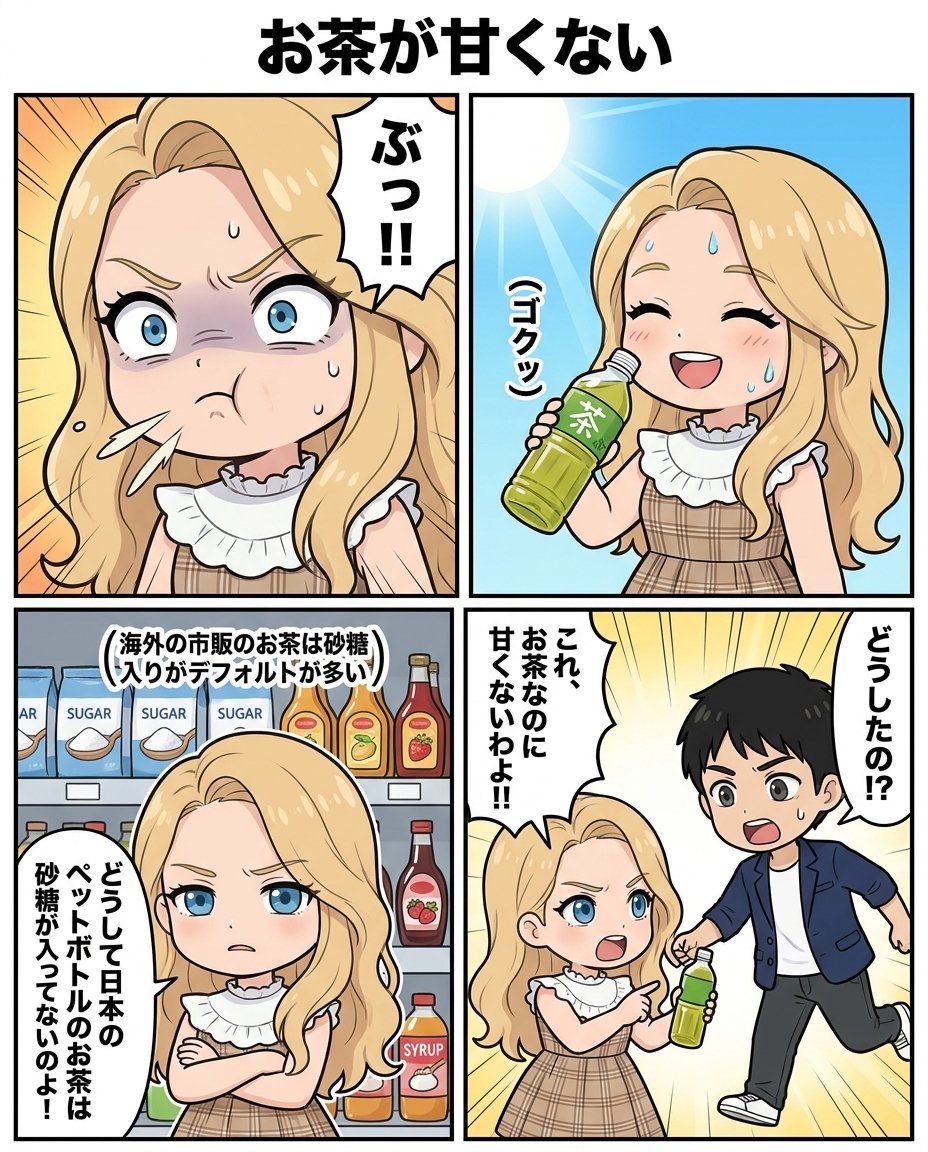 mallon7jp's tweet photo. 【お茶が甘くない】

日本では当たり前の、甘くないお茶。

でも育った国や家庭が違えば、
「お茶」の当たり前も違います。

最初のひと口の反応は……🍵

ロシア語教師のジェーニャさん
好評発売中‼
https://t.co/DSmOcjQdOf

#ロシア語教師のジェーニャさん #4コマ漫画 https://t.co/ke6fn6wQq9