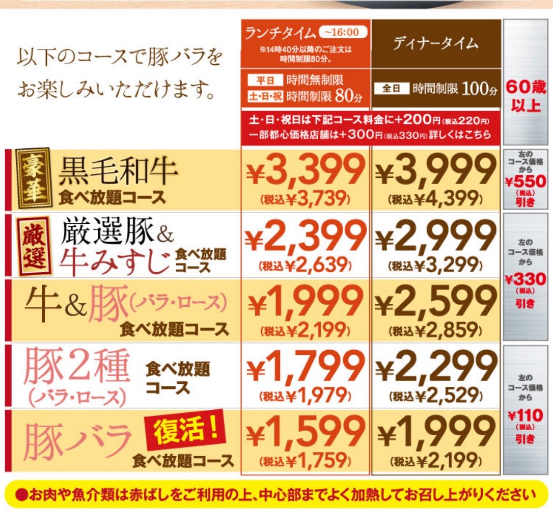 piyono41's tweet photo. 【しゃぶ葉、豚バラ復活】
安定供給体制がととのったため休止中だった豚バラコースを全店で再開、10/1〜 https://t.co/hSyDu98RLI