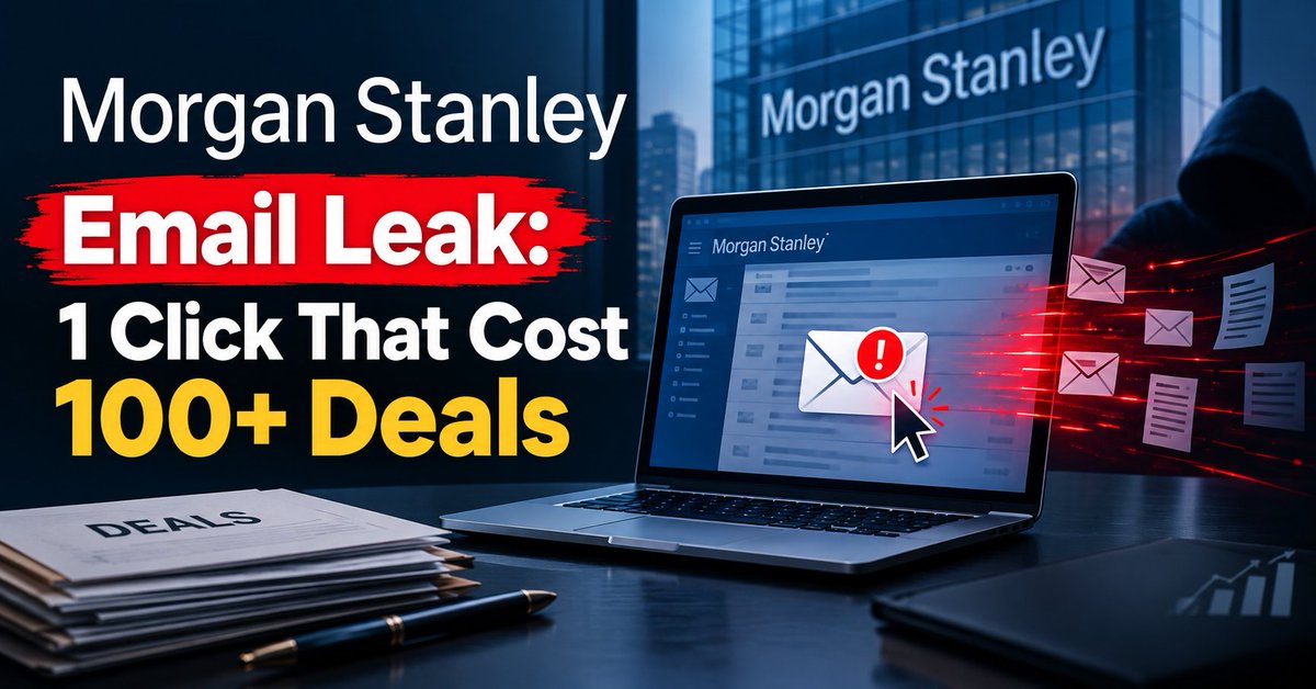 DigiStartupIn's tweet photo. One Morgan Stanley banker attached the wrong file.  

100+ secret Asia deals leaked. India IPOs included.

https://t.co/bjHNMJ7LNF

#morganstanley #email #leak #cybersecurityawareness #Business https://t.co/qu5NOvx6Xo