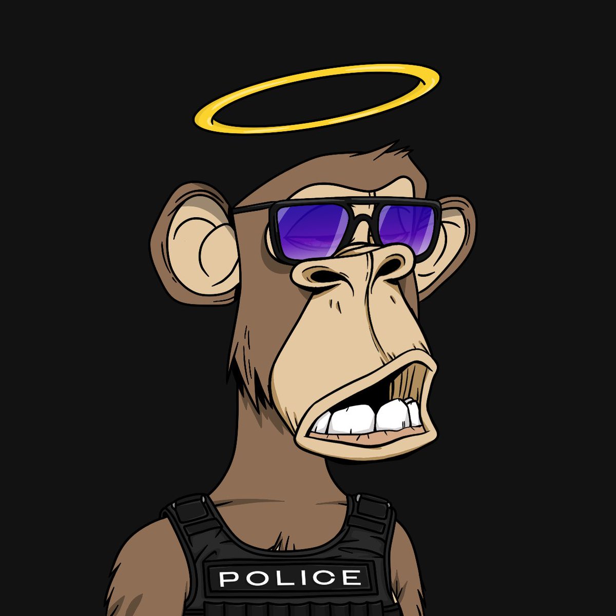 Peterquagmir's tweet photo. Some of my gang wants to chill and say hi! Fellow apes represent! Repping apechain Robinhood chain and base! #bag #tag #crypto @BasedApeGang @theapehood https://t.co/XjQJY0ZpyK