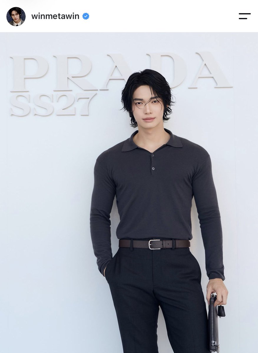 Aomshiro225's tweet photo. 🚨Please Like/Share/Comment/Repost
So proud of you na💚🫶🏻
IG: winmetawin
📌 https://t.co/2ywBwcfRVf
WIN DEFINES PRADA SS27
#PRADASS27xWIN #PRADASS27
#Prada #PradaxWin #winmetawin
@Prada @winmetawin https://t.co/0jG5Pfr1TE