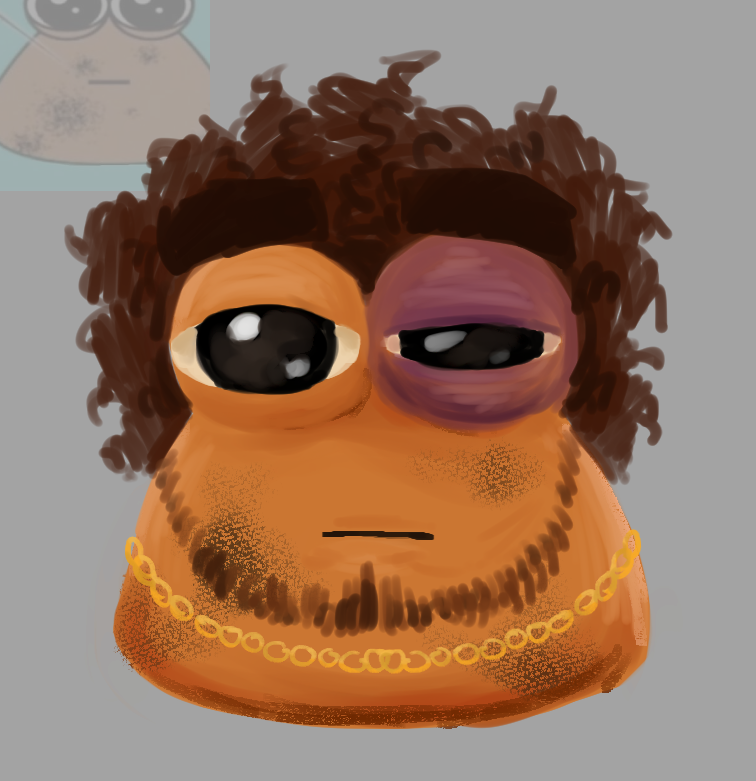 drinkingpaintrn's tweet photo. ichiban kasuga as a pou https://t.co/kZlLcXB6GA