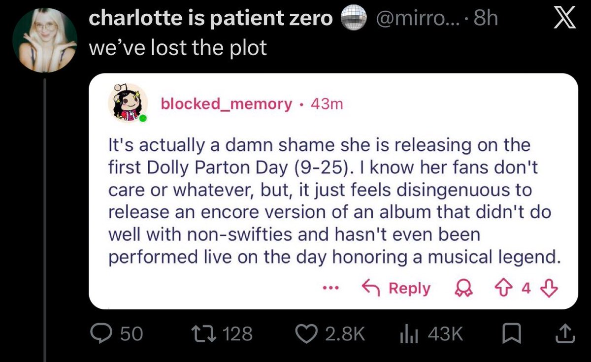 tmlovesred2's tweet photo. Taylor’s haters should create a group chat and discuss one narrative that they should stick to because wow https://t.co/c4WLZUc5YI