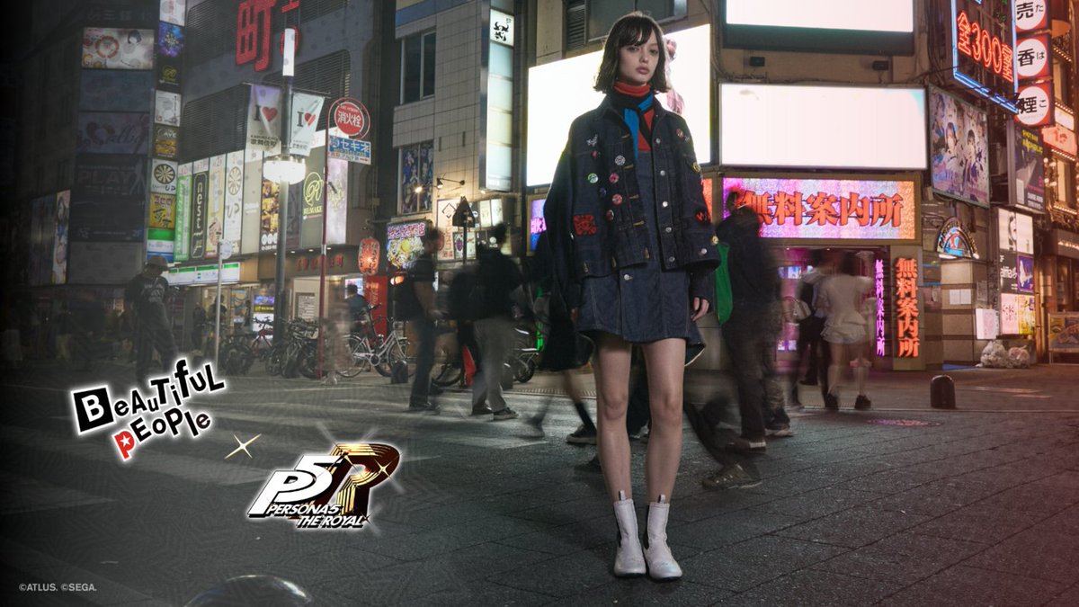 denfaminicogame's tweet photo. 『ペルソナ５ ザ・ロイヤル』×「beautiful people」のアパレルグッズが発売開始。デニムブルゾン、Tシャツ、バッグにはオリジナル缶バッジも
https://t.co/P3TiBckAGI

独特の構造を持つデニムは背面に「愚者」のタロットがデザインされている。10月2日よりオンラインショップ・実店舗で発売 https://t.co/jfQO5irRx3