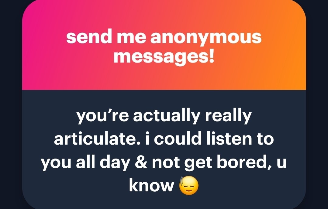 olinocontext's tweet photo. Can't put into words how much I appreciate compliments like this. Thank you! I feel this one deeply because being able to articulate what I think and feel is something I continuously work on and something I really admire in other people too. https://t.co/eEvpvf9VTp