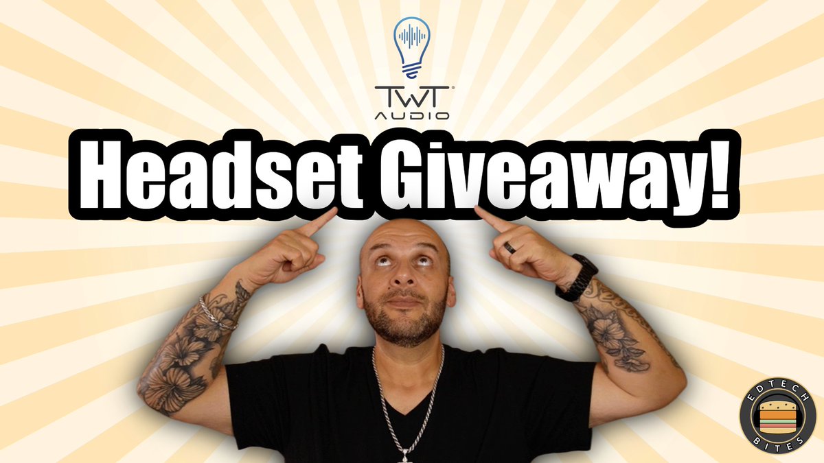 EdTechBites's tweet photo. Teachers, it's not too late to join the @TWTAudio headset giveaway!
https://t.co/BVKU9uEUJe https://t.co/OtIwR9DEzM