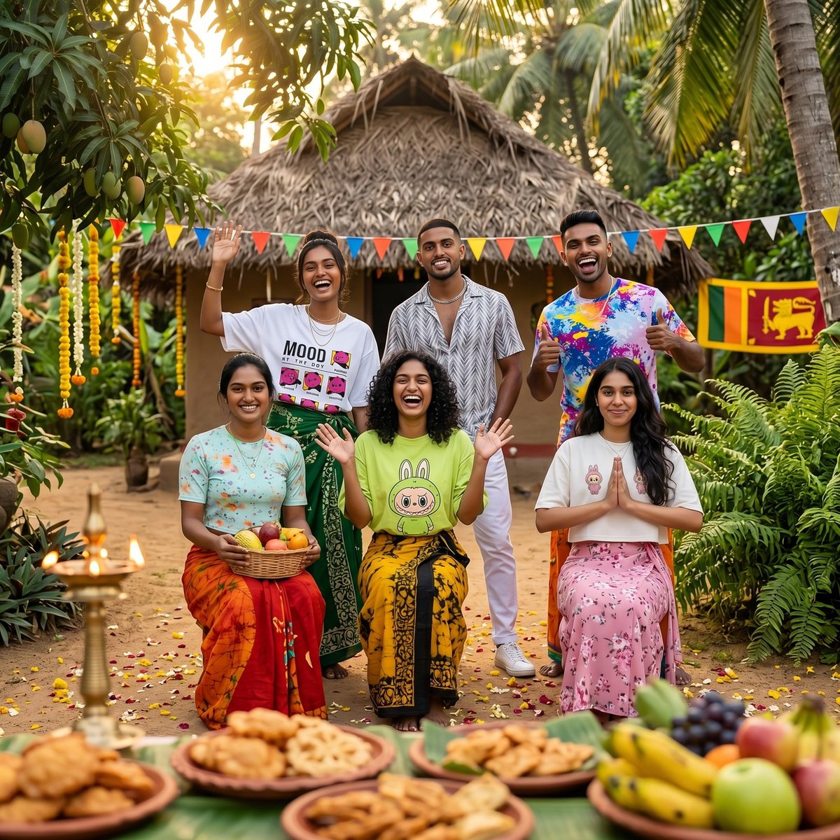 wallace763's tweet photo. සුභ අලුත් අවුරුද්දක් වේවා! New year, new looks, same good vibes. අලුත් අවුරුද්දේ ඔයාලා හැමෝටම CasualStock LK එකෙන් සුභ පැතුම්. Happy Sinhala &amp; Tamil New Year from our whole team! https://t.co/CwzBOmMK3k