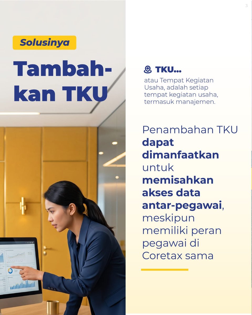 pajaksigli's tweet photo. #KawanPajak Gimana cara menjaga kerahasiaan data gaji karyawan dari sesama pegawai di Coretax? Tenang, solusinya ada pada penambahan Tempat Kegiatan Usaha (TKU)!

Yuks, simak panduan lengkapnya pada infografis berikut!
📸 @rahmatullahbarkat https://t.co/vtyCBdhjHw