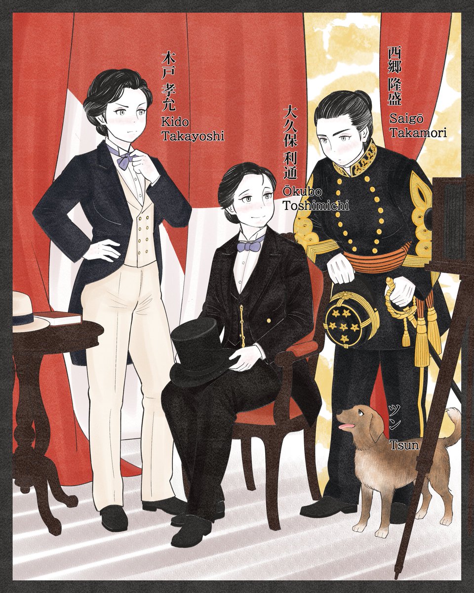 imeukurago's tweet photo. three great nobles.
#illustration‌‌ #イラストㅤㅤ https://t.co/ZqpMposoXz