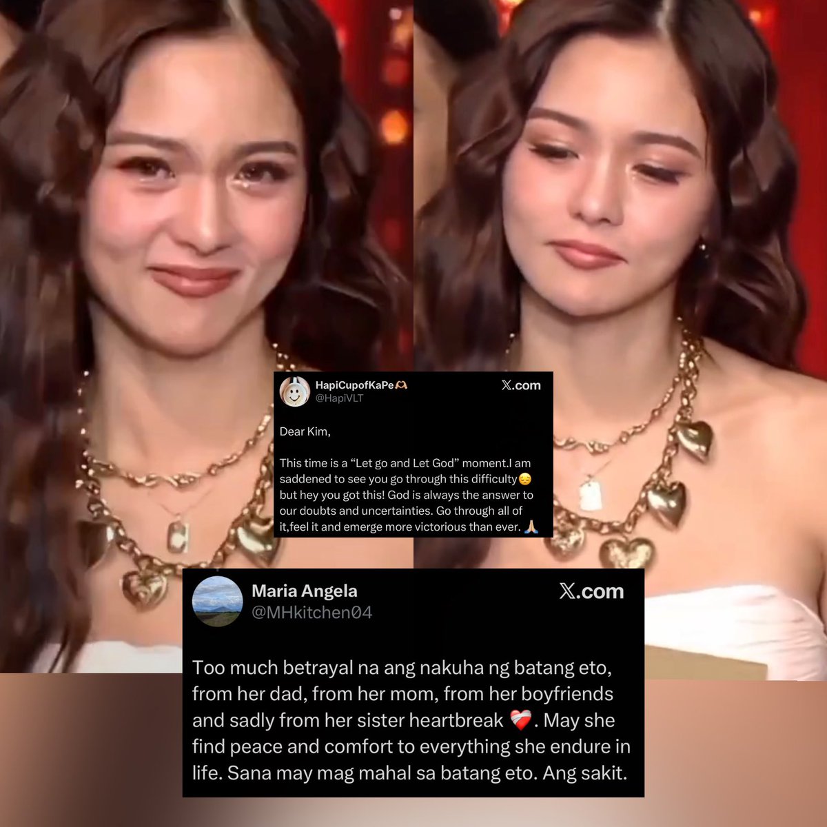 kowalerts's tweet photo. WE LOVE YOU @prinsesachinita ❤️❤️❤️😭

"Too much betrayal na ang nakuha ng batang 'eto, from her dad, from her mom, from her boyfriends and sadly from her sister... May she find peace and comfort to everything she endure in life. Sana may magmahal sa batang 'eto. Ang sakit." 🥺 https://t.co/BSG1XkDQmg