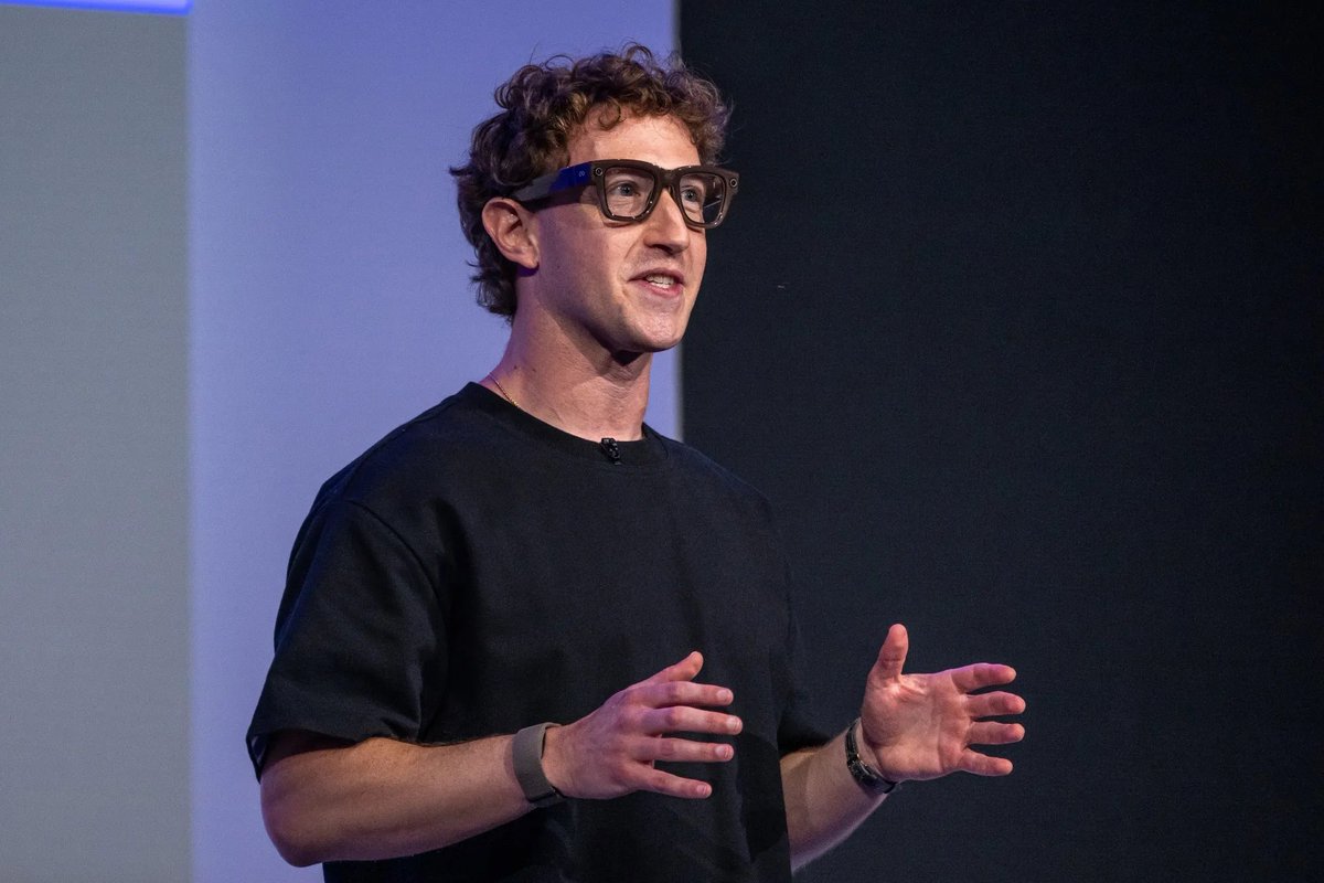 PopCrave's tweet photo. Mark Zuckerberg announces the new Meta Glasses now serve as FDA-cleared hearing aids. https://t.co/6OrN2rfPcZ
