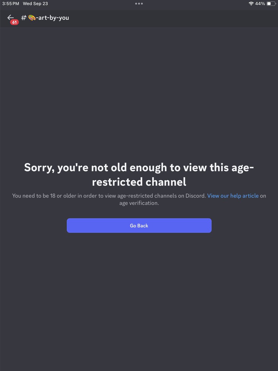 WarriorOfTribe's tweet photo. @discord So I’m 31 years old and this happened https://t.co/h4Tw6u612B
