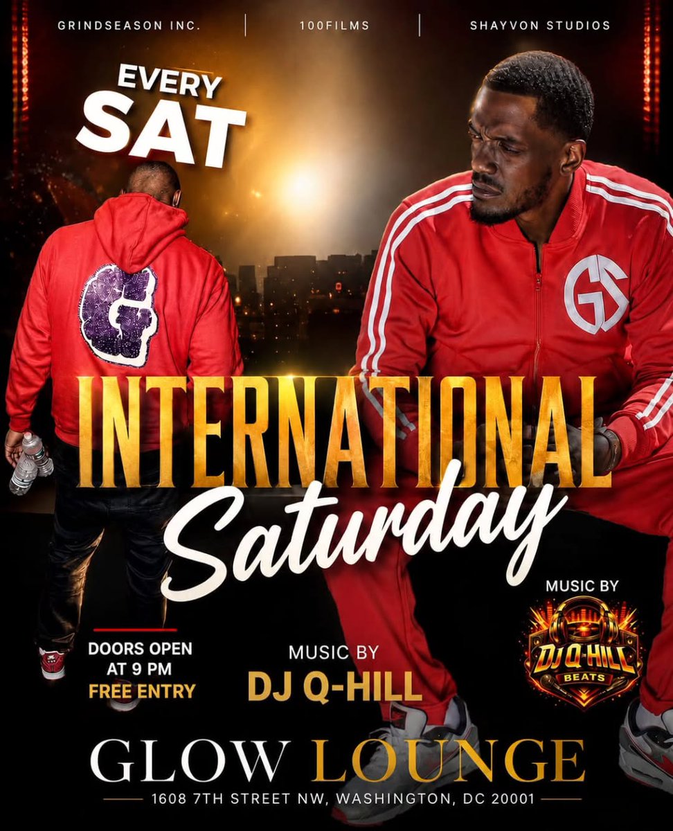 MelanyGrinstead's tweet photo. Photo by Glow Lounge in 1608 7Th St Nw Dc 20001 with @aleembilal_ealu, @girardstreetgarvey, @heweabdi, @howardalumni, @jettblackdc, @alleyboyz. ent, @grindseason_inc, @gogoroyalty, @karimmo100, @qhillbeats, @aquarius_papoose, @shayvonstudios, and https://t.co/nBm84DXZYF