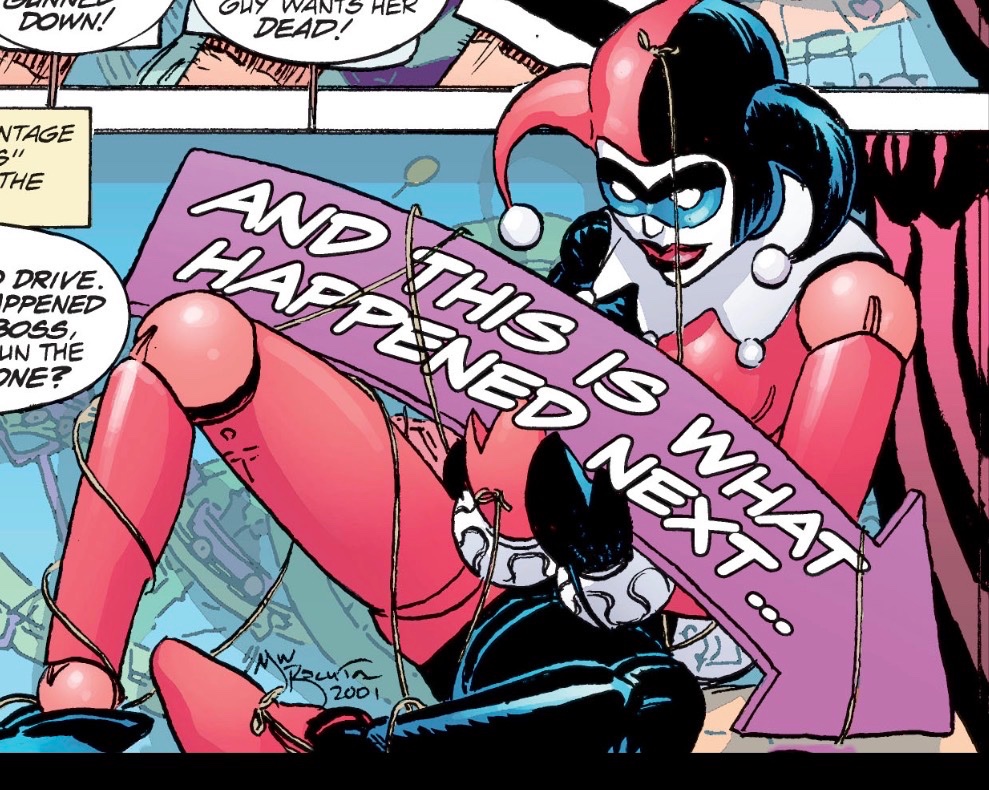 twobatsz's tweet photo. puppet harley is so cuteee https://t.co/pUU6556abB