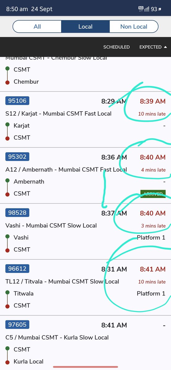 AlwaysOdia's tweet photo. Mumbai &amp; Kolkata locals are punctual, while Bhubaneswar MEMUs often run late. 
@DRMKhurdaRoad
 please improve punctuality.
#EastCoastRailway #ECoR #Bhubaneswar #Odisha #MEMU #LocalTrain #IndianRailways #DRMMumbai #MumbaiLocal #KolkataLocal #PassengerFirst 
@srdomkgp
 
@srdom https://t.co/HVQ79ptFoJ