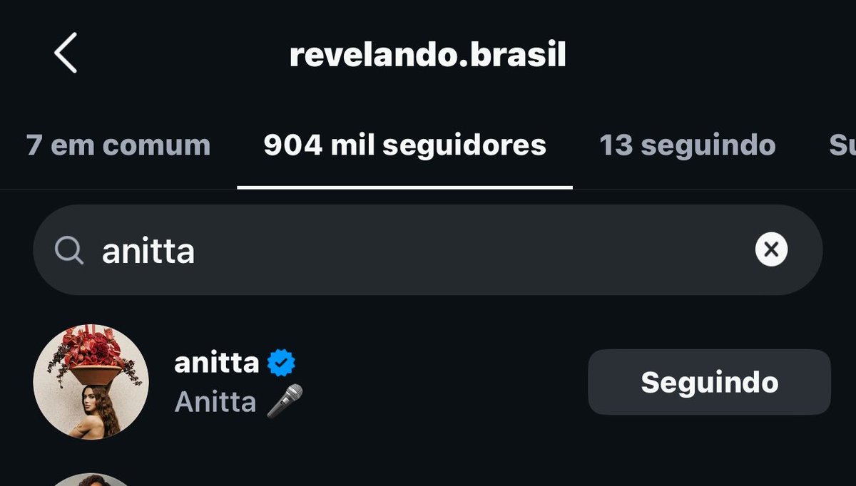 nittoluu's tweet photo. 👀🚨POSICIONADA! Anitta acaba de seguir a página “revelando.Brasil” de Fábio porchat 

— Anitta também curtiu os recortes sobre o esquema do banco master. https://t.co/O25ePUmuSS
