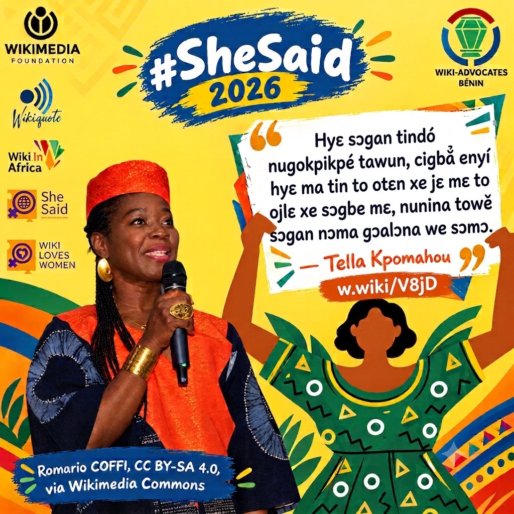 wikiadvocatesbj's tweet photo. #SheSaid #SheSaidWAB @WikiLovesWomen https://t.co/tgLdsJ2jHe
