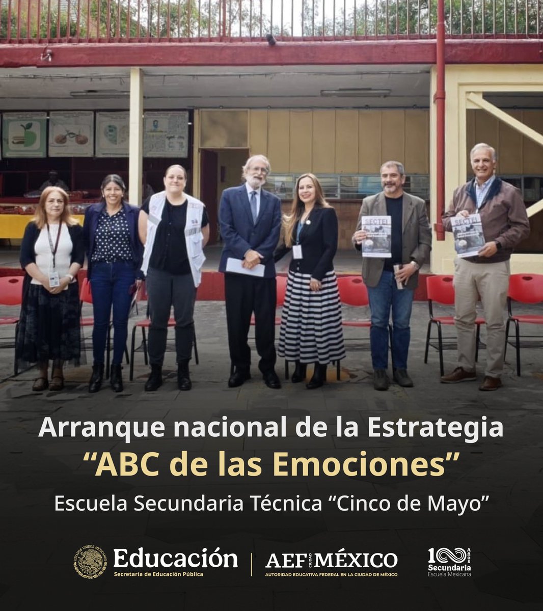 AEFCM_SEP's tweet photo. 📚💙 La AEFCM participó en el arranque nacional de #ABCDelasEmociones.

Junto con #SECTEI y el #IASAMA, fortalecemos el bienestar emocional de las y los estudiantes.

#AEFCM https://t.co/MRTKAMKzU1