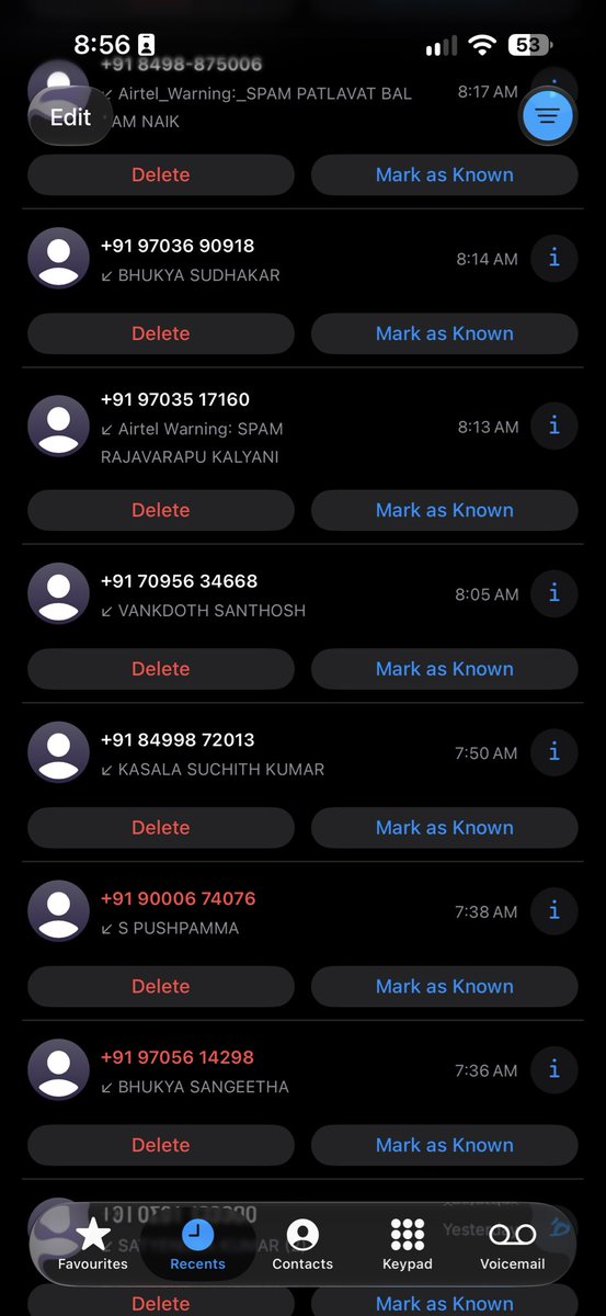 nelluri23's tweet photo. @Bajaj_Finance The calls started around 7:30 AM in the morning and didn’t stop till now. 
Too many. They still call even when i say No or not interested. That too at the early hours. 
A while ago, these calls started at 5:45 AM and didn’t stop till 10 AM. 
@TRAI @DoT_India https://t.co/cjQocBDN0h