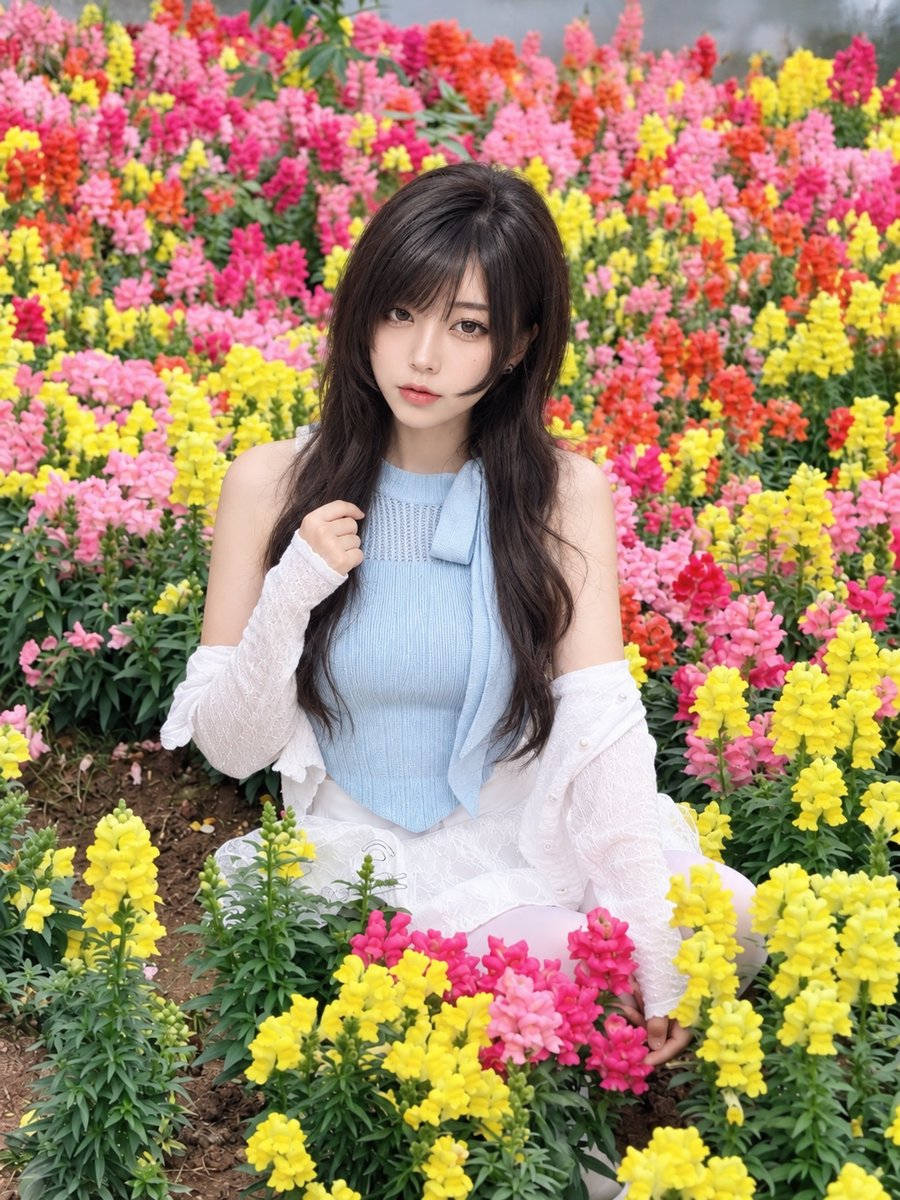 Marinybyew's tweet photo. 被缤纷花海包围的午后。 
#春日写真 #OOTD #少女写真 https://t.co/zWGQbuwNgn