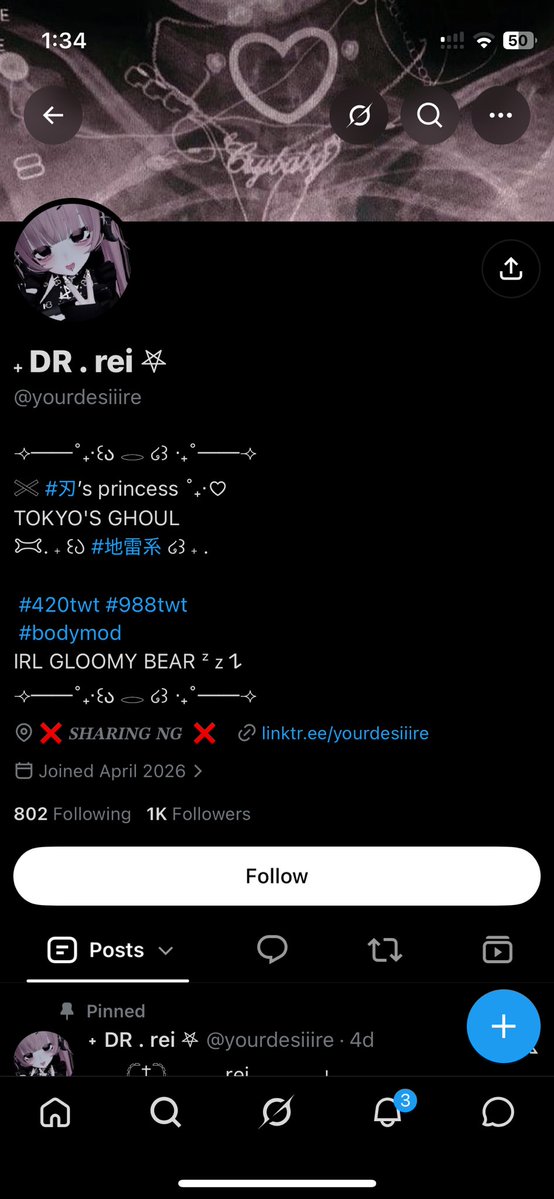asukasprincess's tweet photo. happy to see no oomfs following my racist stalker 💭💭💭 https://t.co/CyRB5fT31U