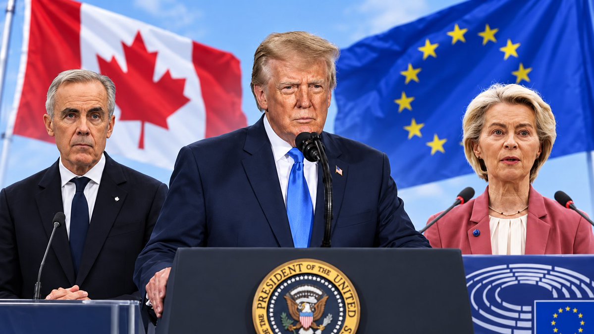 ASovereign30930's tweet photo. This is a project ambitious enough for Trump to perceive it as a challenge to his "Make America Great Again" doctrine. #EUCanada #TransatlanticRelations #Geopolitics #TradeStrategy https://t.co/E8XLI7XQsT