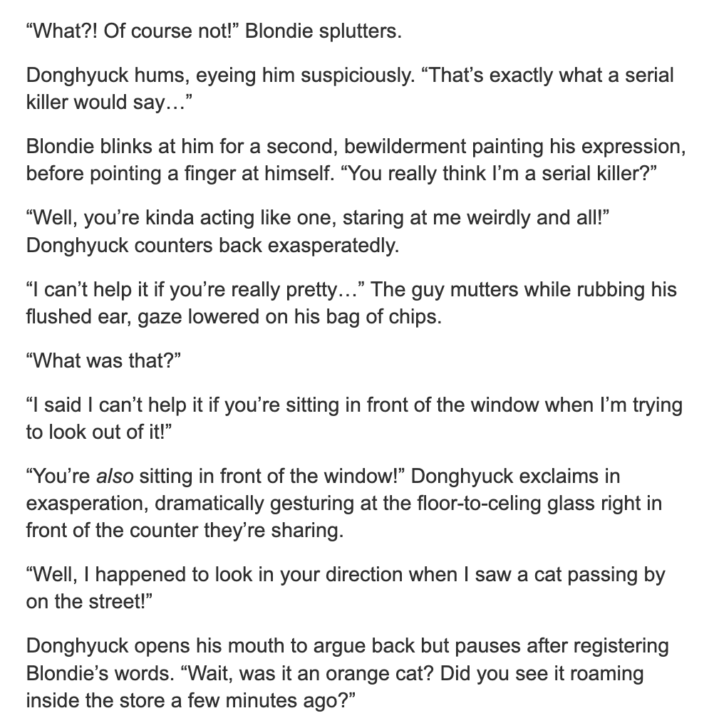 neogotmybackzzz's tweet photo. #jaehyuck wip
jh gets turned into a cat by an etsy witch and needs hc's help to reverse the hex. the catch: they need to kiss before jh becomes a cat again ๐ซข (check replies for more) https://t.co/XkLYOeZBaB