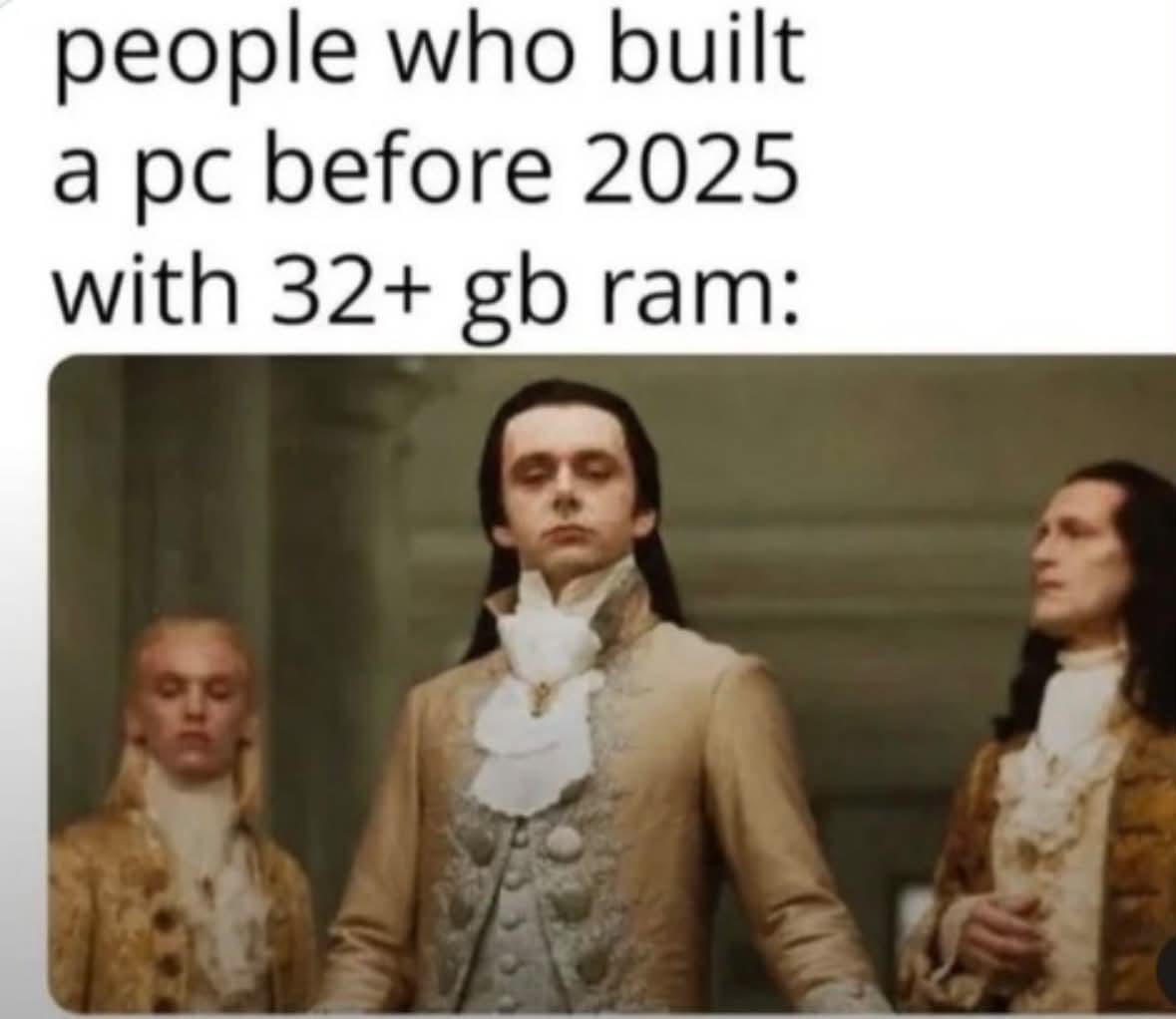TheSuranaverse's tweet photo. people who bought RAM before 2025, how are you guys feeling now truly? https://t.co/Kzd3ofhFXr