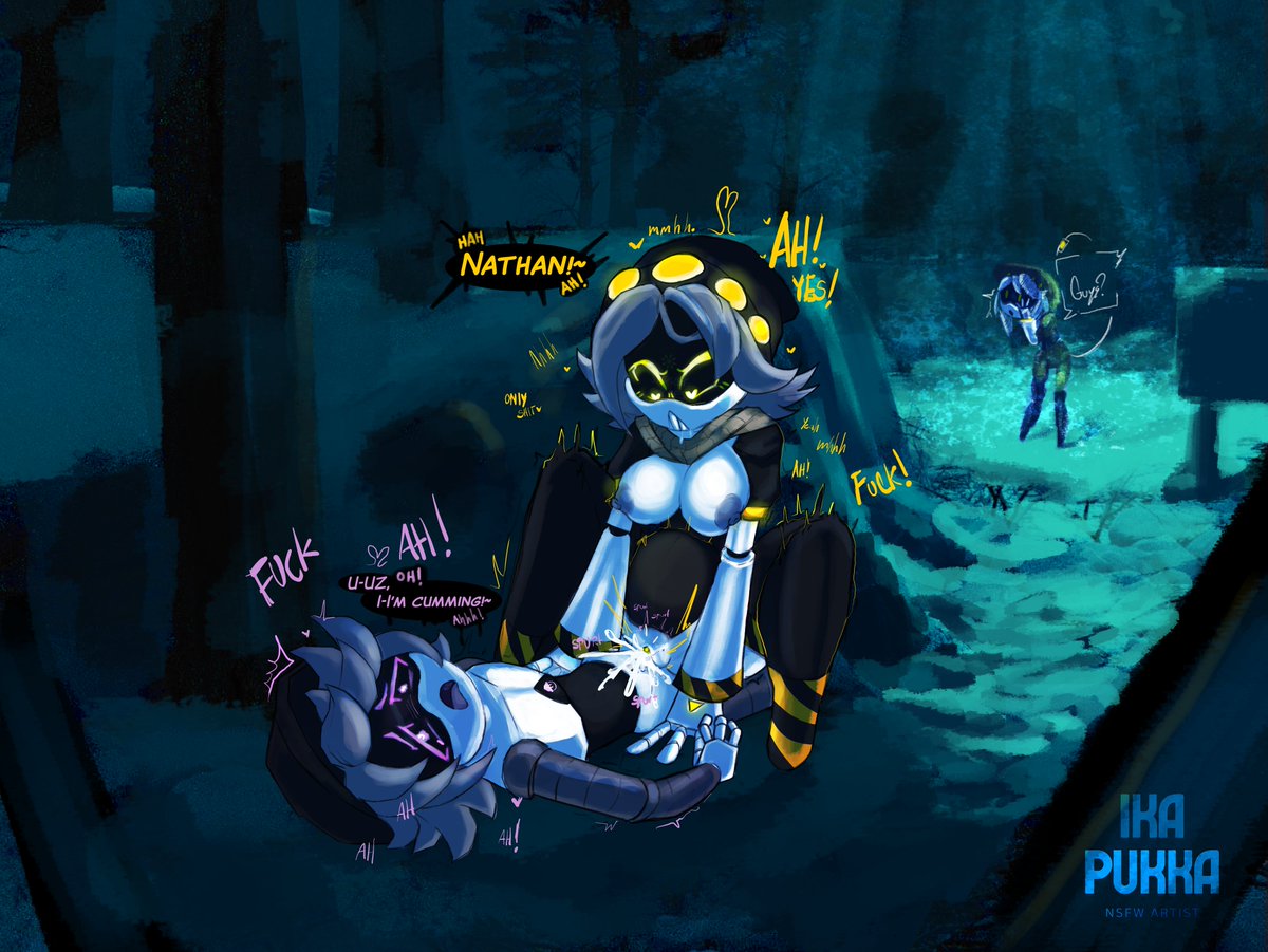 IKAFUKYA's tweet photo. CAMPING PASTIME⛺️💛🔁💜
Murder Drones A.U.

commission requested by @SeabridgeDrive 
Seriously, thank you very much.

#murderdrones #uz #nathan #wataa https://t.co/O2EoIYQQSO