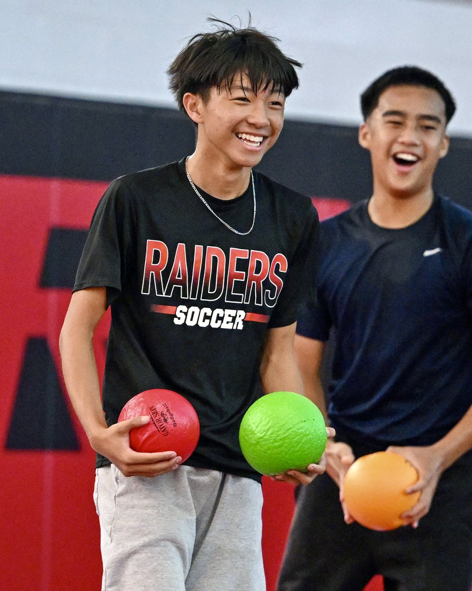 Iolani_School's tweet photo. Dodgeball was a popular PE activity in both the Upper and Lower Schools this morning. Of course, sportsmanship also was on display. #iolanioneteam #physicaleducation https://t.co/CsotcDVXUT