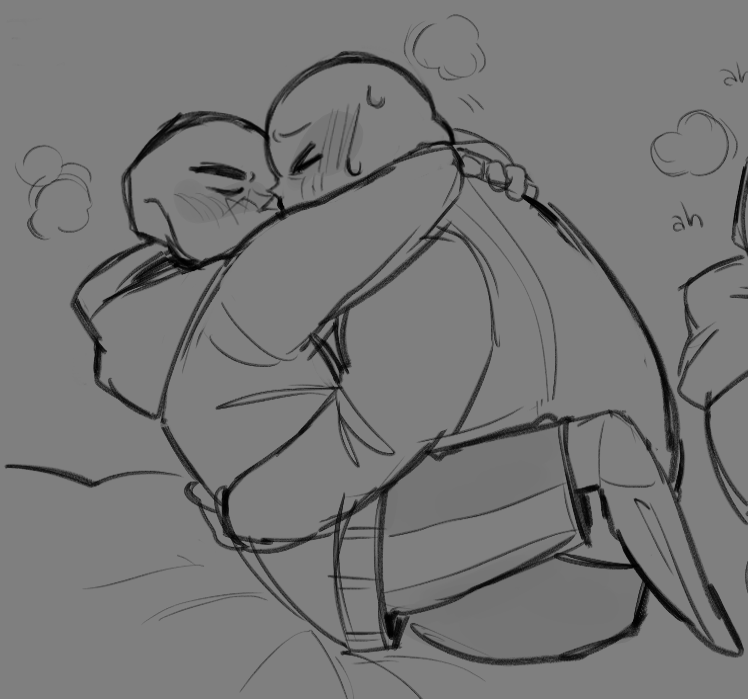 unholysstuff's tweet photo. green sans and mirror sans making out wtfff👀 les haria un pornito pero estoy dudando quien seria top/bottom #sanscest #sansau #undertail #utmv https://t.co/W3bohbI8jw