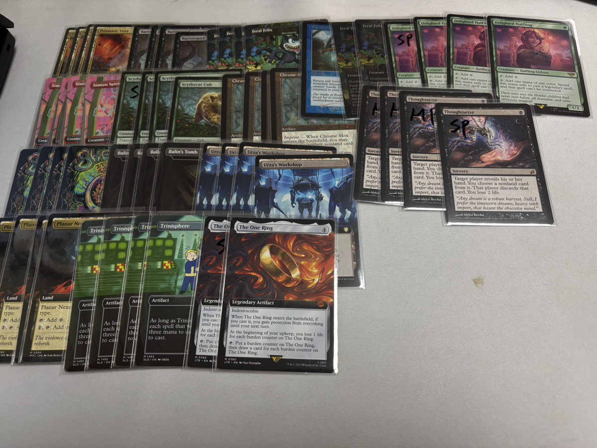 mtg_initiative's tweet photo. レガシー汎用カードやサインカード大量入荷しました！！

今ならプレイセットで揃います！

お安く置いているものもあるのでこの機会に是非！
https://t.co/Y9Nr0CWNh0 https://t.co/HgQEONWubY