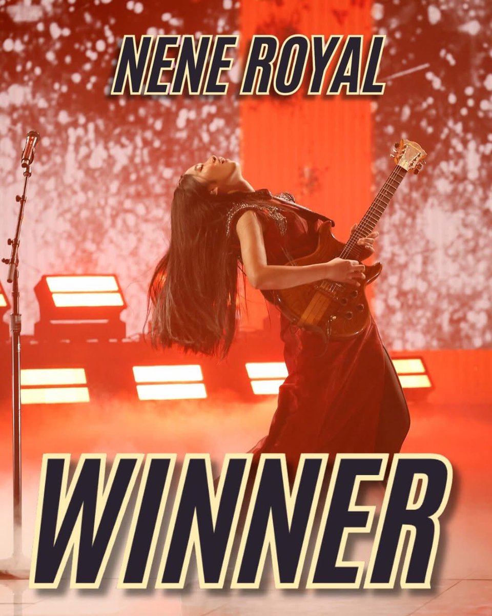 salmonnter's tweet photo. 🫂💖🎊 THE WINNER AGT2026 👍🏻💗💖
#เนเน่ #NeneRoyal  #AGT2026
#AmericasGotTalent https://t.co/s6MIQySDNq