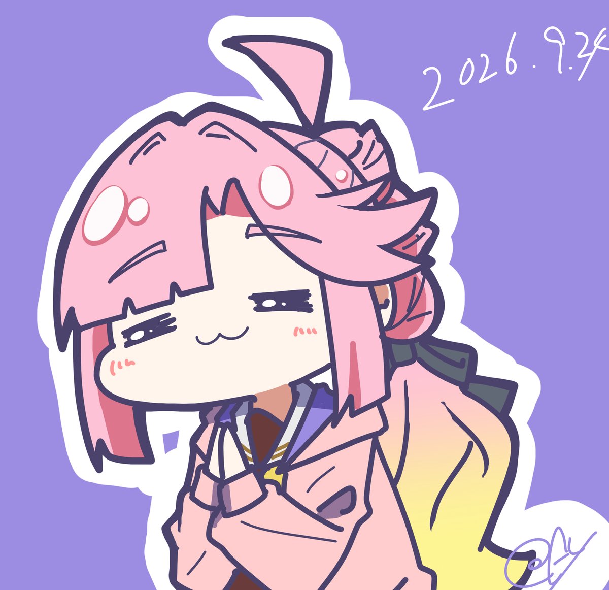 blue00f4's tweet photo. #安養寺姫芽生誕祭2026 
#蓮ノ空美術部 https://t.co/Xr3pXG3mNU