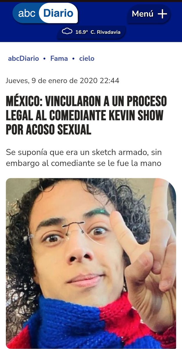bruzwey's tweet photo. La noticia del acosador s3xu4l llegó hasta Argentina.
#FueraKevin
#LGranjaVIPMX https://t.co/9osK4iuJRF
