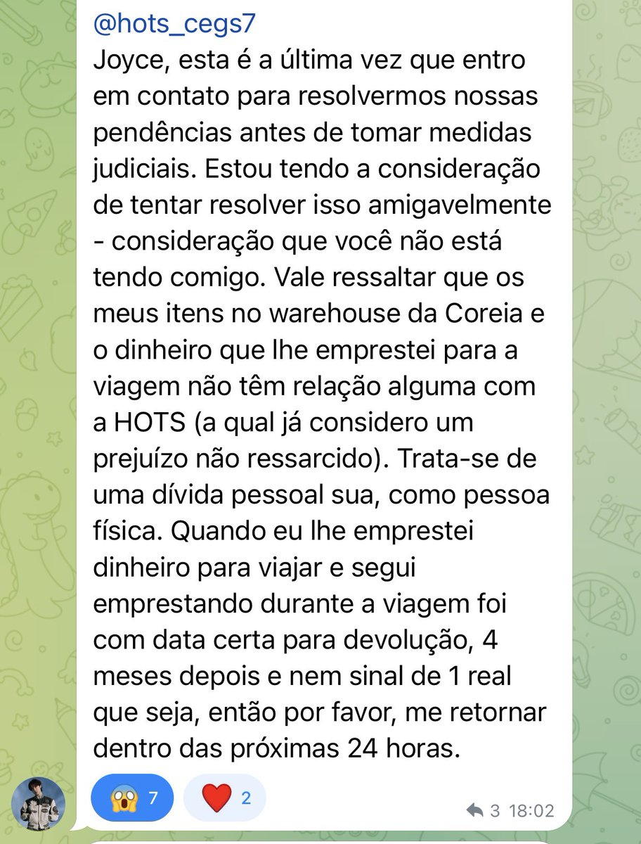 uarmypandora's tweet photo. Atualização da nossa 171 favorita @hots_cegs7 com fofocas quentinhas pra vocês. Alem de sumida da ceg, devendo ab e rios de dinheiro para inúmeros joiners, descobrimos que ate a viagem que a querida fez pra Coreia foi na base do calote. Isso mesmo, joy joy alem de desaparecer + https://t.co/kUVhl9VwrI