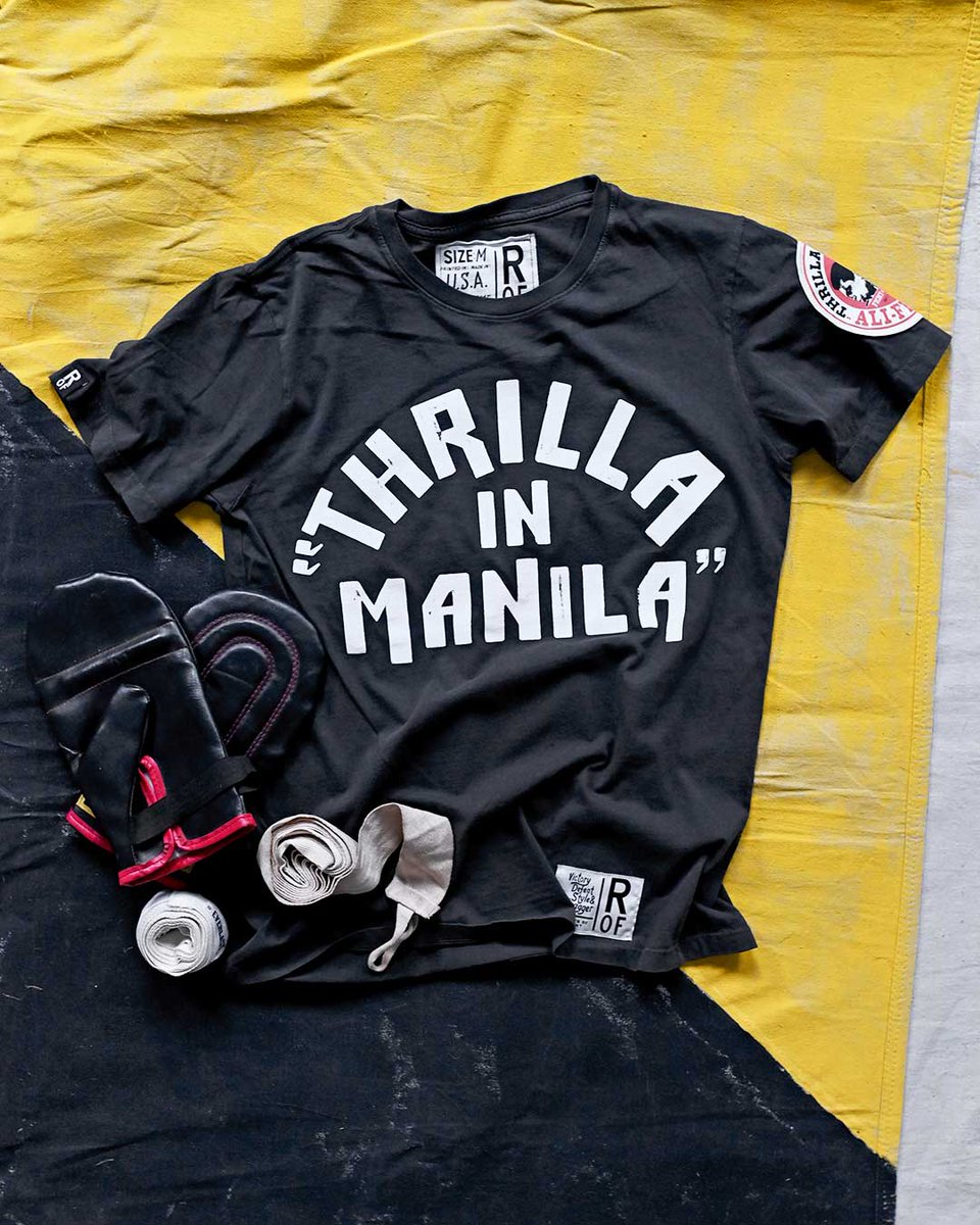 rootsoffight's tweet photo. "The Closest Thing To Death"

OTD in 1975, Muhammad Ali &amp; Joe Frazier stepped into the ring in Manila for the third and final time. Fourteen rounds in suffocating heat.

This collection honors that fight &amp; the two men who gave everything in the ring.

https://t.co/hD2E6Pppqd https://t.co/ReYH219IbY