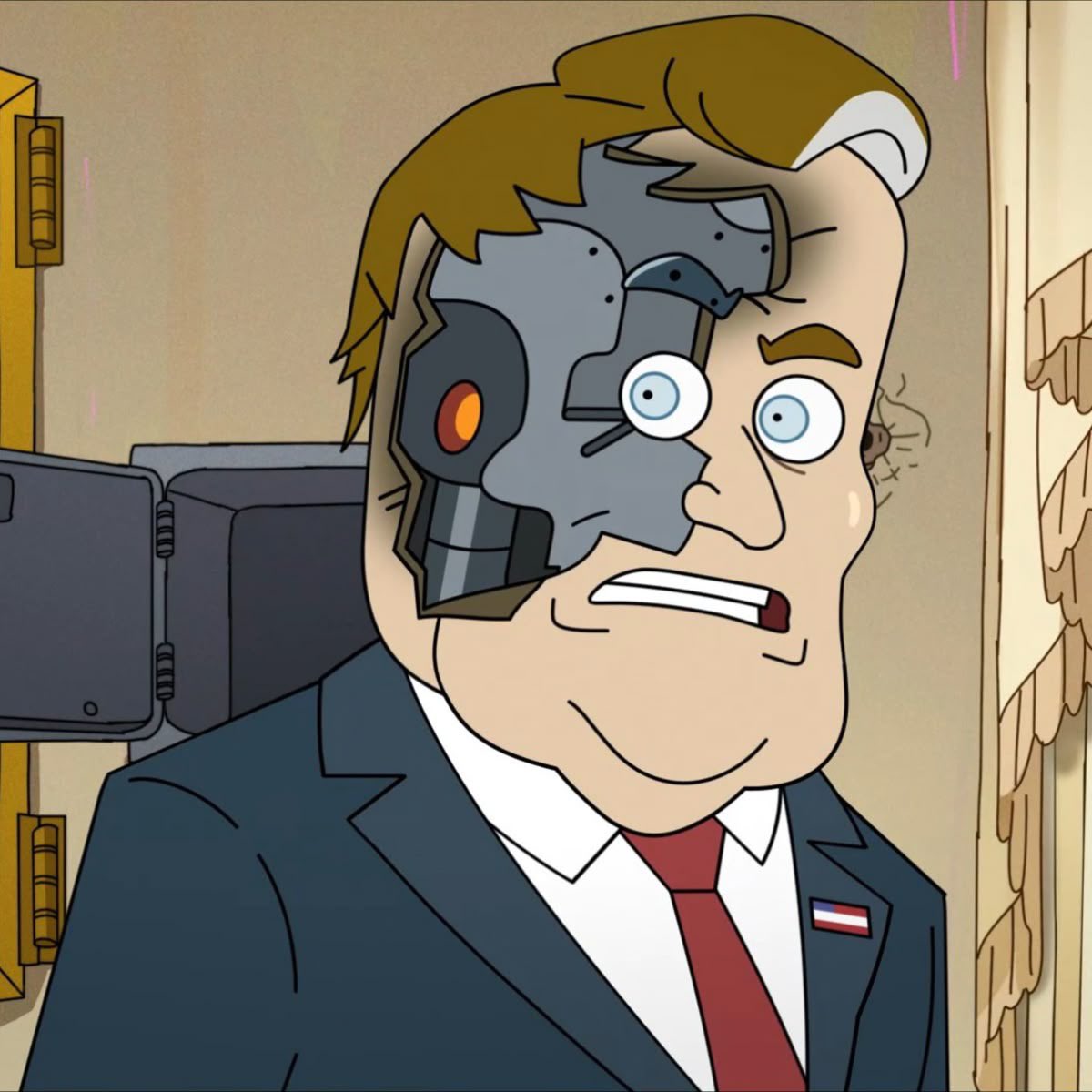 pbyofr's tweet photo. inside job was lowk into smth w this whole replacing the president w ai stuff https://t.co/Zsvd4tJMQY